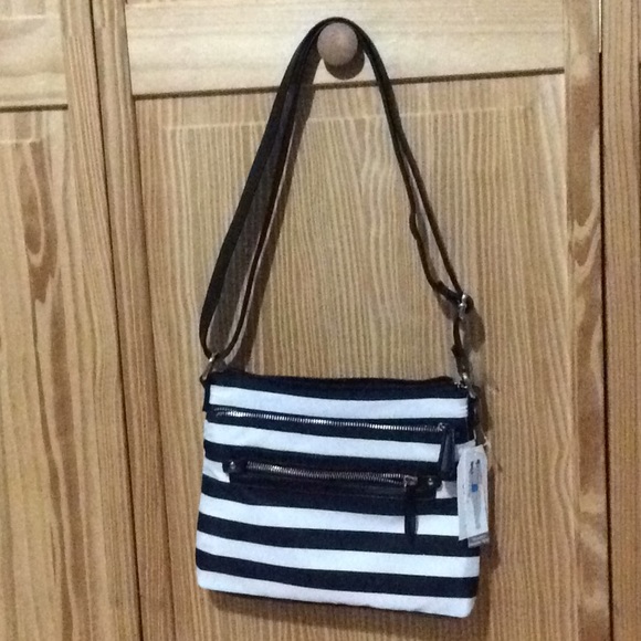 Time and Tru Handbags - 🔥 Striped shoulder bag NWT!